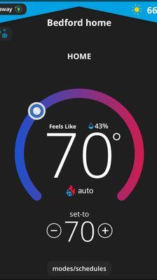 Lennox "iComfort" WiFi Thermostat.