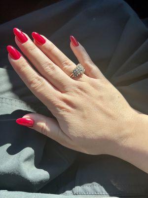 Red nails