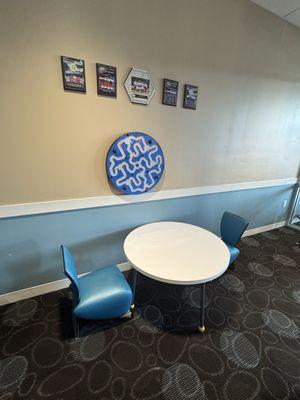 Pediatrics waiting area