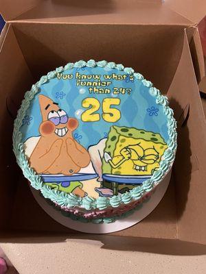 SpongeBob birthday cake