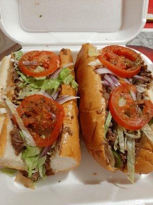 Cheesesteak hoagie