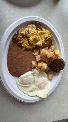 #13 Joel's Plate with Carne Guisada