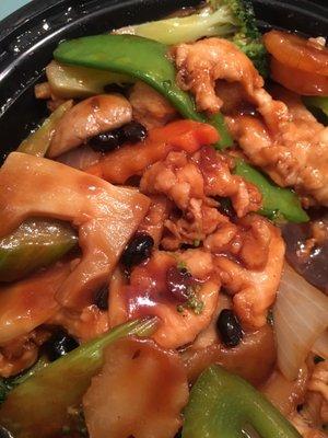 Chicken with Black Bean Sauce