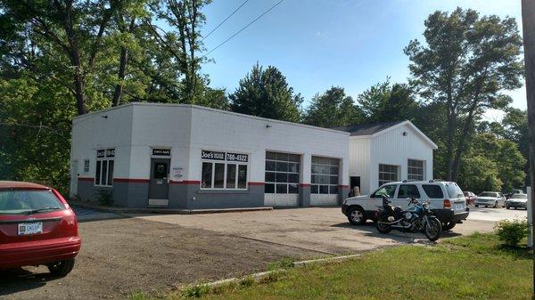 Joe's Service Station - on the corner of Apple Avenue and Dangl