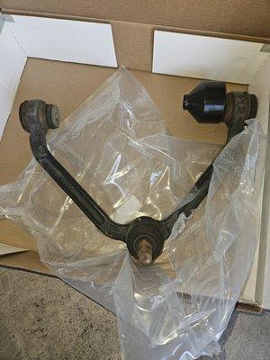 Upper control arm replacement