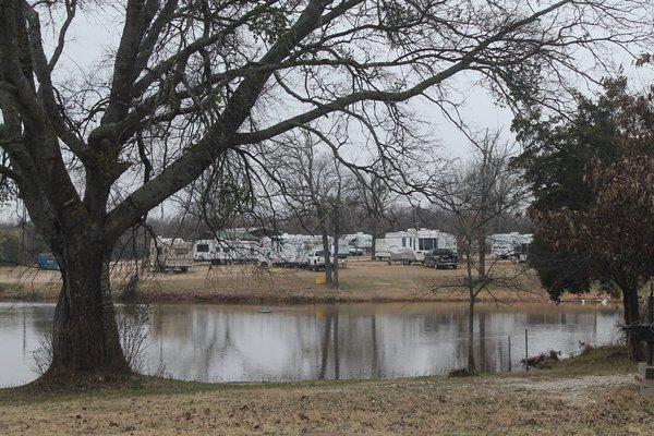 Shady Lake RV Park - Winter pic Far side of pond