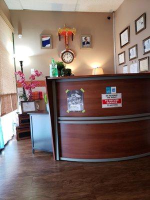 Front desk