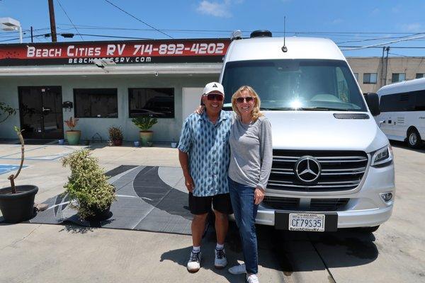 Congratulations on your Brand new 2023 Pleasure Way Ascent. Thank you and welcome to the Beach Cities RV family. Happy Camping.