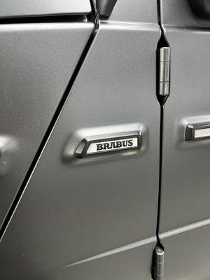 Brabus Logo Installed On This G63