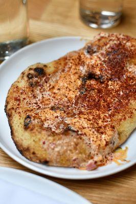 polenta bread with calabrian chili butter