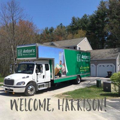 Harrison - our new moving truck.