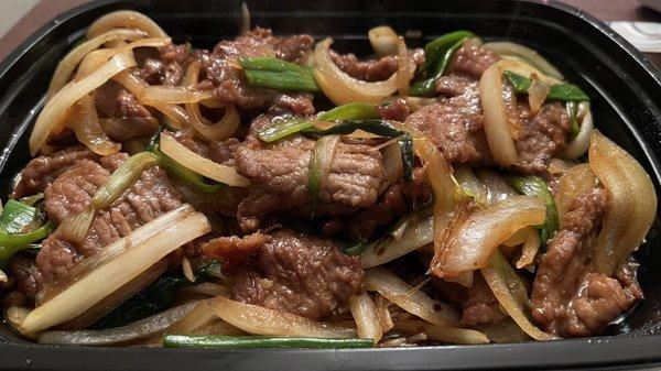 Mongolian beef.