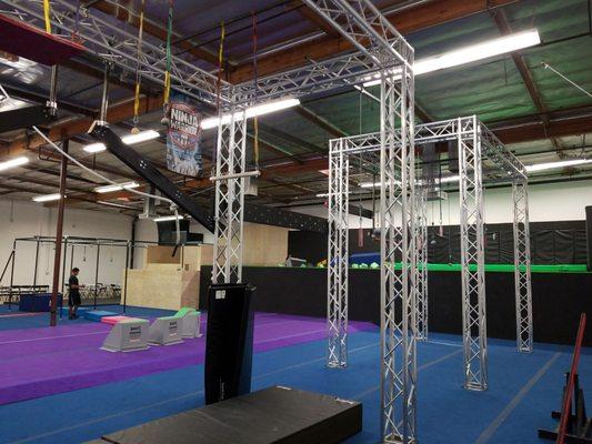 Awesome ninja warrior training ground