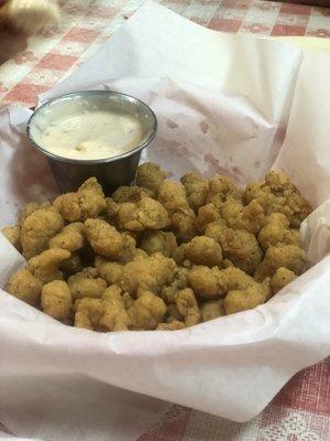 Fried crawfish tails