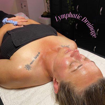 Lymphatic drainage massage available upon request!