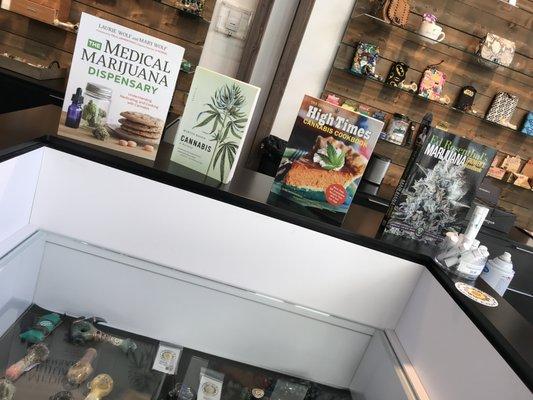 Come get educated at Great Northern Cannabis! We have a fun selection of books covering cooking, cannabis history, and even how to do a spa!