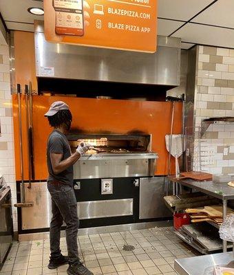 Just makin' pizza