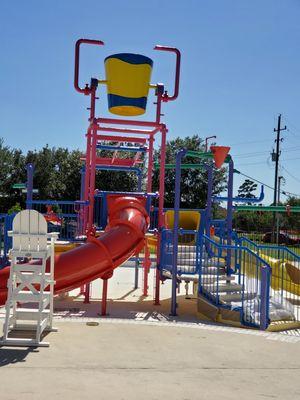 Pool Play Structure Painting - Love the Bright Colors