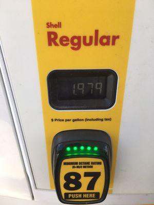 Regular gas $1.97!