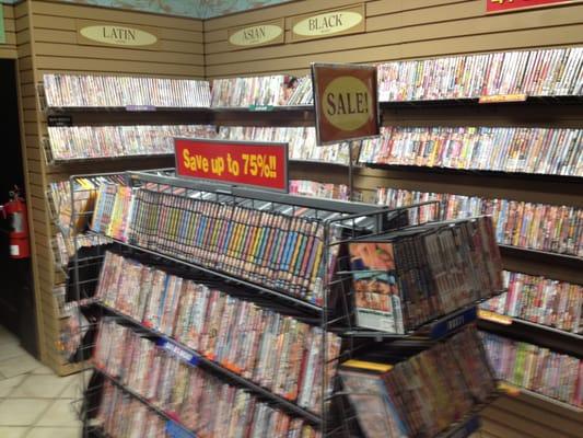 Huge selection of DVD movies