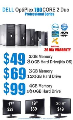 Computers starting at $49.95. Call us at 770-797-2977 for more info.