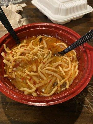 Large Spicy Seafood Noodle Soup