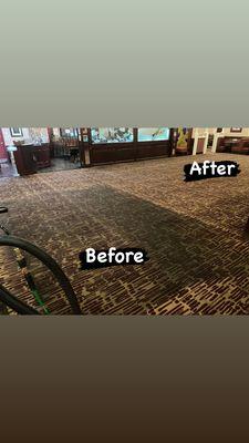 Commerical carpet cleaning