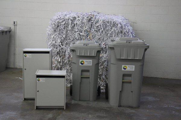 Secure Shredding Collection Containers