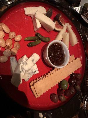 Delicious cheese plate