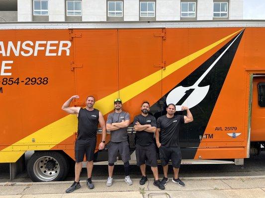 The best moving guys: Tyler, Lewis, Marcos, & Ernie