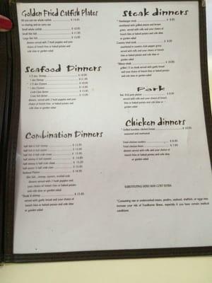 Great menu!