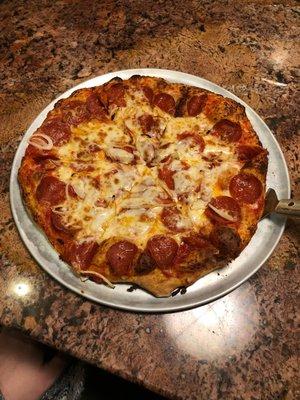 Pepperoni Classic w/White Onions