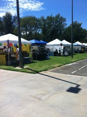 Vendors at the Quartz Hill 1st annual Jazz festival