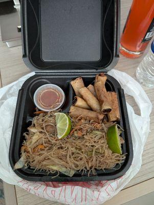 Lumpia and pancit