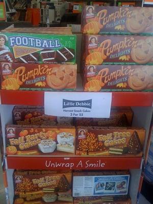 They have the Fall Little Debbies!