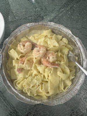 Shrimp FETTUCCINE ALFREDO