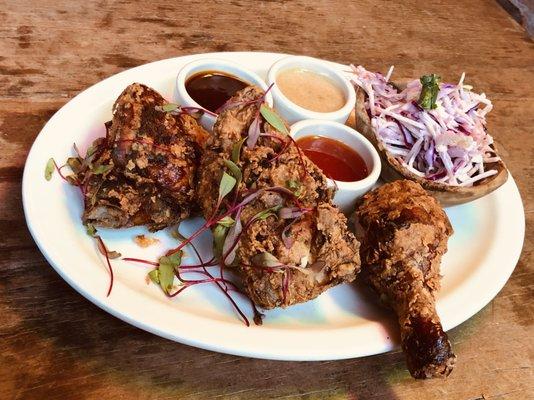 CRISPY BUTTERMILK FRIED CHICKEN