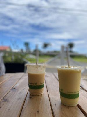 A couple smoothies (one was piña colada and I can't remember the other, but it had mango)