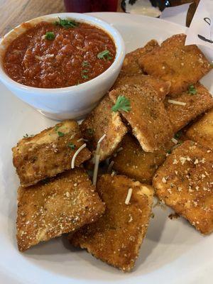 Fried ravioli