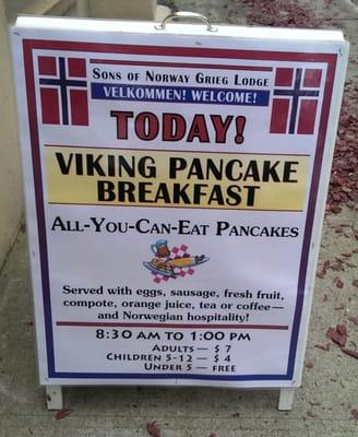 Pancake breakfast