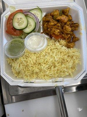 Chicken suqar with rice