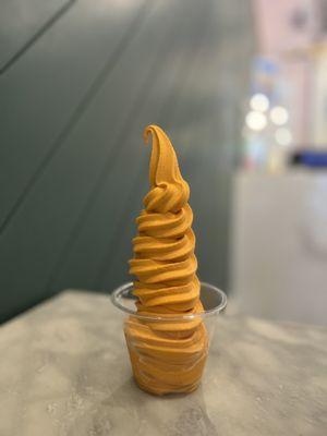 Thai tea soft serve