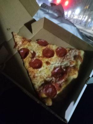 Pepperoni slice to go