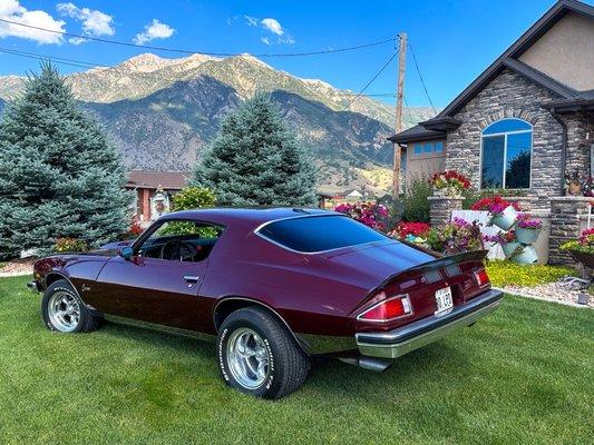 1974 Camaro at my home in Utah