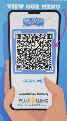 Scan for menu