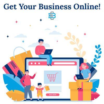 C&B can help you get your business online with a website, a Google listing or a social media page.