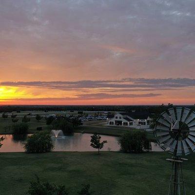 Sunset event at Aspen Ranch.