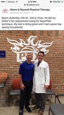 Tom Long & Dr. Jimmy Chow