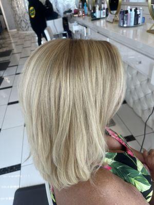 She removed all of the brass and gave me this beautiful blonde!