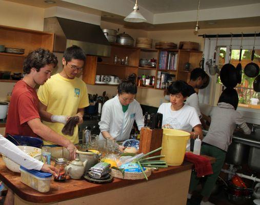 Farm fresh cooking class.